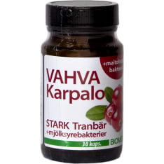 Biomed Vahva Karpalo 30 kaps. maitohappobakteeri