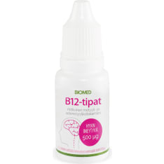 Biomed Aktiiviset B12-tipat 15 ml ravintolisä