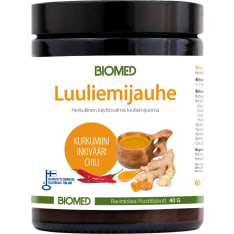 Biomed Kurkuma-Inkivääri-Chili 40 g luuliemijauhe