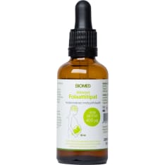 Biomed Aktiiviset folaattitipat 40 ml ravintolisä