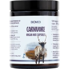 Biomed Carnivore Sisäelinkapseli 120 kaps. ravintolisä