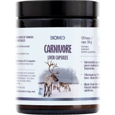 Biomed Carnivore 120kpl maksakapselit ravintolisä