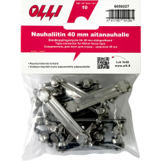 Olli 10 kpl 40 mm nauhaliitin aitanauhalle