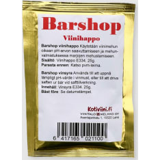 Barshop 25g viinihappo
