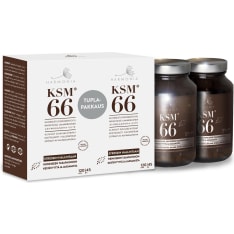 Harmonia KSM66 tuplapakkaus Luomu 2 x 120 kaps ravintolisä