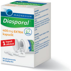 Diasporal Magnesium 400 Extra 50 kaps. ravintolisä
