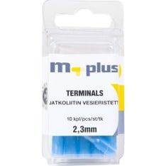 M+ sininen 2,3mm 10kpl vesieristetty jatkoliitin