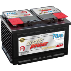 Arctic Power 70Ah 760A SMF AGM akku