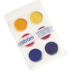 Wennström 30mm 6-värin vesiväripaletti