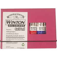 Winsor & Newton Suomen värisävyt 6x37ml öljyvärilajitelma