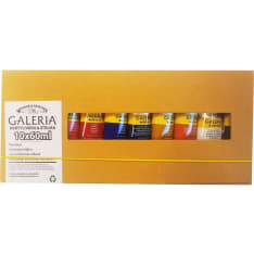 Winsor & Newton Galeria 10 x 60ml akryyliväri