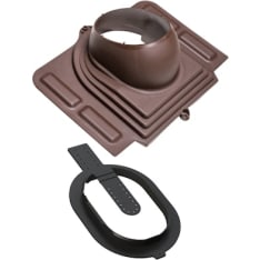 Vilpe brown tin roof penetration set