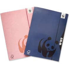 WWF A4 corner lock folder