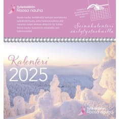 Roosa Nauha 2025 mappikalenteri