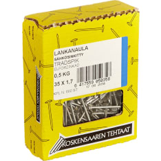 Koskensaari 35x1.7 0.5kg electro-galvanized wire nail