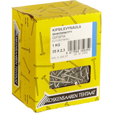 Koskensaari 35x2.3 1kg electro-galvanized plasterboard nail