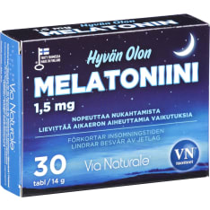 Hyvän olon melatoniini 1,5 mg 30 tabl. ravintolisä