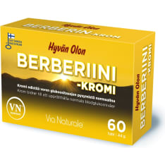 Hyvän Olon Berberine-Chromium 60 tabl. dietary supplement