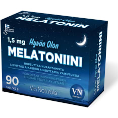 Hyvän olon melatoniini 1,5 mg 90 tabl. ravintolisä