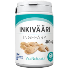 Via Naturale Inkivääri 60 tabl. ravintolisä