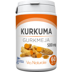 Via Naturale Kurkuma 500 mg  60 tabl. ravintolisä