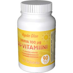 Hyvän Olon Vahva D3-vitamiini 90 kaps. ravintolisä