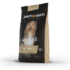 Jahti & Vahti Lammas ja Riisi 12 kg koiran täysravinto