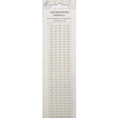 Pearl sticker ribbon white