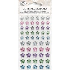 Rhinestone sticker flower color assortment