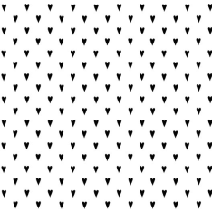 Gift wrapping paper 70cmx5m Heart black