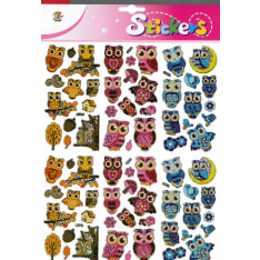 Giant sticker Owls