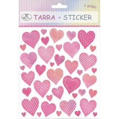 Sticker Hearts pink