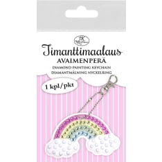 J.K. Primeco Rainbow Diamond Painting Keychain