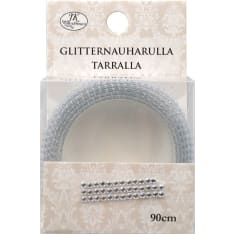 J.K. Primeco 90 cm kirkas glitternauharulla tarralla