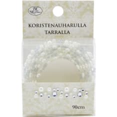 Pearl rhinestone sticker roll 90cm