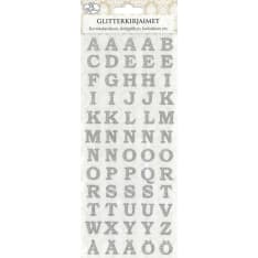 J.K. Primeco Hopeat glitterkirjaimet