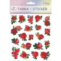 J.K.Primeco Ruusu punainen tarra-arkki