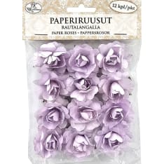 J.K. Primeco 12pcs lilac Paper roses