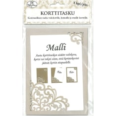 Laser cut pocket Vine pearlescent champagne 5pcs