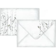 Envelope C6 Birches white 10pcs