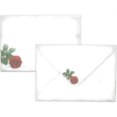 Envelope C6 Rose red 10pcs