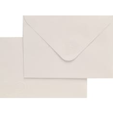 Envelope C6 Vine glitter white 10pcs