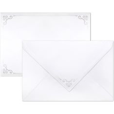 Envelope C6 Pearlescent silver white 10pcs