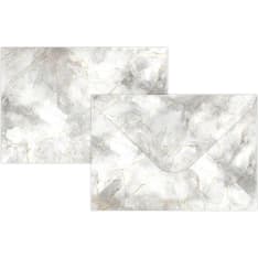 JK Primeco Marble gray 10 pcs C6 envelope
