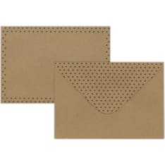 Envelope C6 black Dots brown 10pcs