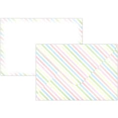 Envelope C6 Stripe pastel 10pcs