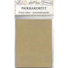 Place card recycled brown 10pcs