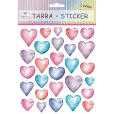 J.K. Primeco Sydämet värikäs tarra-arkki