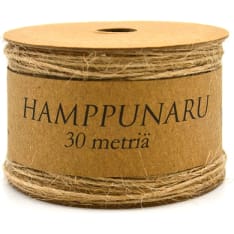 Hemp rope 1mm x 30m brown