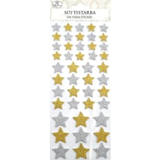 J.K. Primeco Tähdet kulta/hopea glitter softistarra